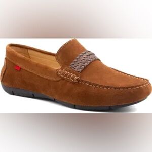 Preloved Marc Joseph Tan Suede Loafers